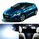 11 x White LED Interior Lights Package For 2011 - 2012 Honda CR-Z CRZ + PRY TOOL