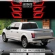 For Ford F150 2015-2019 Full LED Brake Tail Lights Smoked Pair W/Sequential Turn