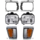 Halogen Headlight Driver and Passenger For 1992-1995 Toyota Pickup