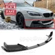 For BMW 6 Series F06 F12 F13 M Sport 12-18 Gloss Black Front Bumper Lip Splitter