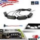 Smoked Front Grille White LED Lights For 2024-2025 Toyota Tacoma w/TRD Pro Grill