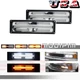 For 88-98 GMC Chevrolet C/K 1500/2500/3500 Truck Clear Lens DRL Signal Lights X2
