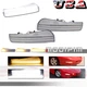 Clear SWITCHBACK LED Front Turn Signal Lamps For 93-97 Pontiac Firebird Trans Am
