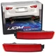 OE-Spec Red Rear Bumper Reflectors For Infiniti FX Nissan Kicks Juke Sentra, etc