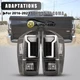 LED DRL Taillights for 16-23 Toyota Tacoma Brake Lights Black Houing Clear Lens
