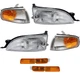 Headlights Corner Lights Turn Signal Lights Kit For 95-96 Toyota Camry USA Model