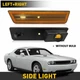 68043394AA for Dodge 2008-2014 Challenger Side Marker Light Amber Lens Housings