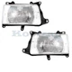 For 93-98 T100 Pickup Truck Headlight Headlamp Head Light Lamp w/Bulb PAIR SET
