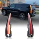 2* LED Tail Lights For 07-14 Chevy Suburban/Tahoe GMC Yukon Rear Lamp Clear Lens