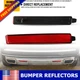 LH RH Rear Bumper Reflector Lights Fits 2010-2016 Cadillac SRX Red Lens 2PCS Set