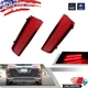 2PCS W/ Red LED Rear Bumper Fog Light Brake Tail Lamps For 2016 2017 GMC Terrain