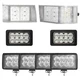 For Case IH 7210,7220,7230,7240,7250 Complete LED Work Light Upgrade Kit