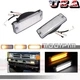 2X Clear Front Bumper Turn Signal Lights lamps For 84-88 Toyota 4Runner & Pickup
