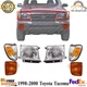 Headlight Assembly Kit + Turn Signal Lights LH & RH For 1998-2000 Toyota Tacoma