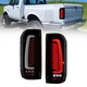 For 1989-1996 Ford F150  F250 F350 Bronco LED Rear Tail Lights Lamps Smoked