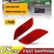 2PCS For Subaru Crosstrek Hybrid Touring 14-15 Rear Bumper Reflector Light 1~10X