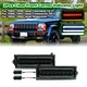 2X Clear LED Bumper DRL Signal Front Corner Light For 1984-1990 Jeep Wagoneer
