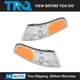 TRQ Corner Marker Light Set Fits 1992-1997 Ford Crown Victoria