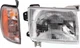 FRONTIER 98-00 / XTERRA 00-01 HEAD LAMP RH Halogen Assembly 2-pc Kit with Corner