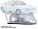 Fits Head Light 1997 1998 1999 Toyota Camry Passenger Right Side 81110AA010