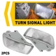 Turn 2pcs Signal Parking Light Corner Lamp Clear Lens For 2003-05 Toyota 4Runner