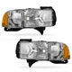 For 1999-2002 Dodge Ram 1500 2500 3500 Pair Headlight Left & Right