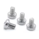 Stainless Screws for BMW 325i License Plates (Set of 4, Silver, Rear)