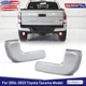 For 2016-2023 Toyota Tacoma Rear Bumper End Caps Cover Left&Right 1D6 Silver Sky