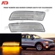 2PCS LED Front Bumper Side Marker Light Amber Clear Lens For VW Tiguan 2008-2017