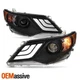 For 2012-2014 Toyota Camry [Halogen Type] w/LED DRL Projector Headlights Black