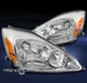 FOR 2004-2005 TOYOTA SIENNA MINI VAN REPLACEMENT HEADLIGHT LAMP CHROME LH+RH SET