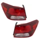 Tail Light Set For 2018-2022 Kia Rio Rio Clear/Red Halogen Assembly