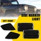 For 97-06 Jeep Wrangler TJ Smoke Bumper Signal Fender Side Marker Light Cover 4x