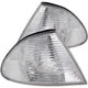 Clear Lens Euro Style Corner Light Assembly for 1999-2000 BMW 323i [Chrome]