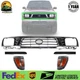 Grille Assembly + Fillers + Corner Lights For 1995-1997 Toyota Tacoma 4WD