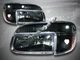 95-98-01 FORD EXPLORER / 97 MERCURY MOUNTAINEER JDM BLACK HEADLIGHTS+CORNER 4PCS