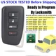 for Lexus IS250 IS300 IS350 RC300 RC350 RC200T Smart Remote Key Fob 281451-2020