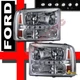 99-04 Ford F250 F350 SuperDuty Pickup 00-04 Excursion LED Facelift Headlights