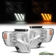 FOR 2009-2014 Ford F-150 Pickup MKII LED Projector Headlights Chrome Pair