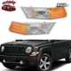 2pcs Left & Right Corner Lights Turn Signal Fits For Jeep Patriot 2007-2017