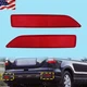 Left Right Rear Bumper Reflector Light Cover For Acura RDX 2010-2015 Brake Lamp