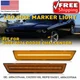 Amber LED Front Side Marker Light Lamp For 2008-12 13 14 Dodge Challenger 2PCS
