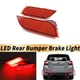 Red Lens LED Bumper Reflector Tail Stop Brake Lights For Subaru Impreza WRX STI