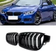 Front Kidney Grille Hood Grill For 12-18 BMW F30 3 series 320i 328i Gloss Black