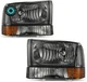 Headlight Assembly Compatible with 1999-2004 Ford F250 F350 F450 F550 Super Duty