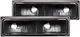 ANZO Euro Parking Lights Black for 1988-1998 Chevrolet C1500