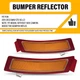 2PCS Front Bumper Reflector Side Marker Light Cover Set For BMW E70 X5 LCI 11-13