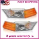 Turn Signal Directional Lamp Front Set Parking Light Pair for 07-17 Jeep Patriot