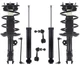 Front Complete Struts Rear Shocks & Sway Bar Links Fits Toyota Corolla 2020-2024