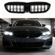 For BMW G20 G21 3-Series 330i 2019-2022 Front Bumper Kidney Grille Dual Slat